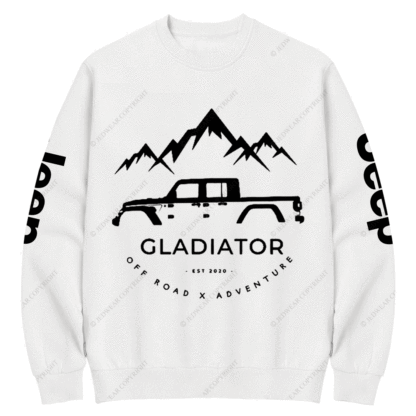 Gladiator 4x4 Off Road Adventure Jp Crew Neck Sweatshirt