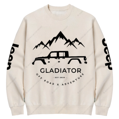 Gladiator 4x4 Off Road Adventure Jp Crew Neck Sweatshirt