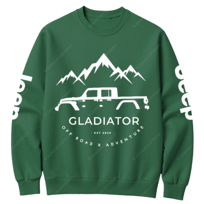Gladiator 4x4 Off Road Adventure Jp Crew Neck Sweatshirt