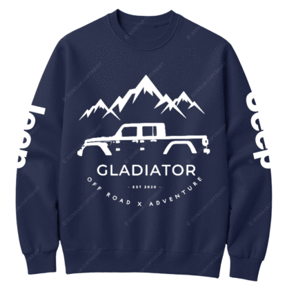 Gladiator 4x4 Off Road Adventure Jp Crew Neck Sweatshirt