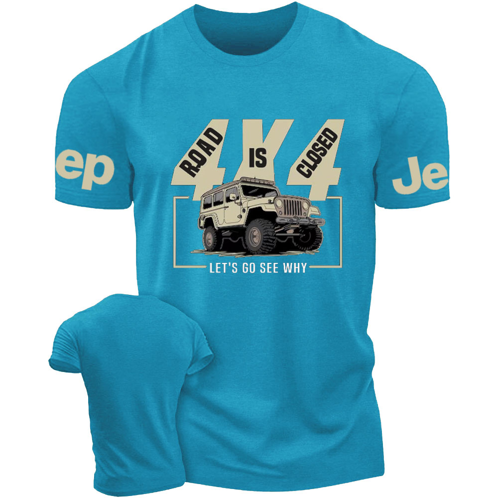 Road is Closed Jp Powerful Monster Let Us Go See Why T-Shirt