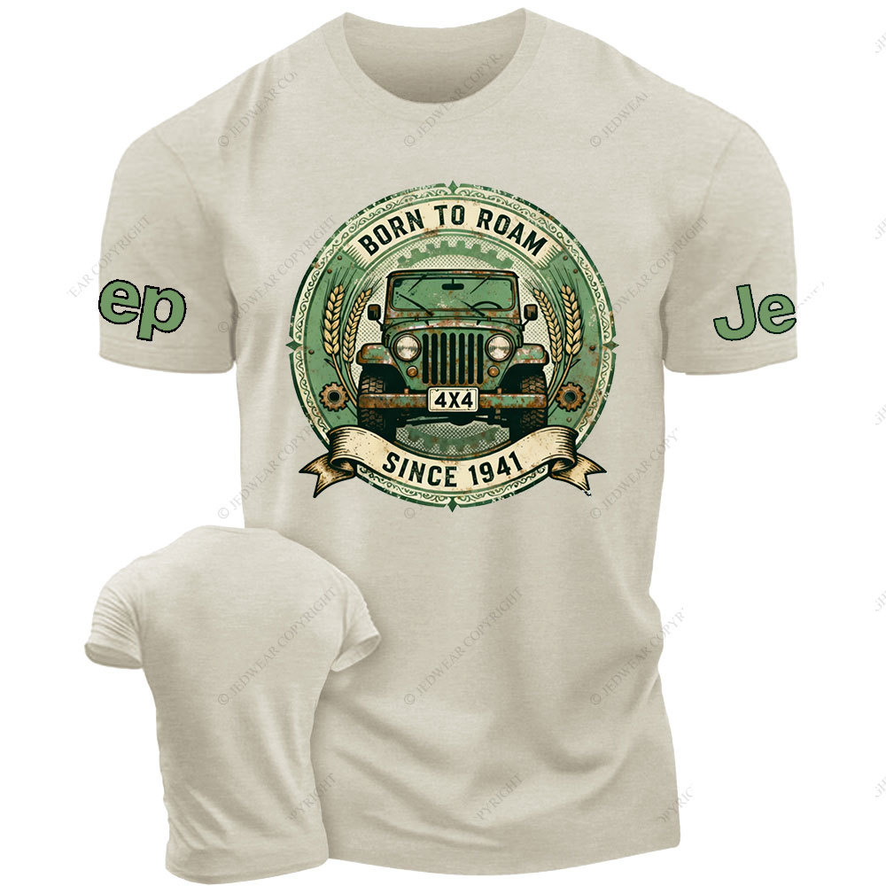 Born to Roam Since 1941 Distressed Green Jp T-Shirt
