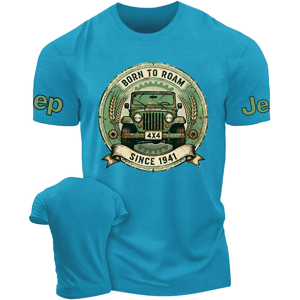 Born to Roam Since 1941 Distressed Green Jp T-Shirt