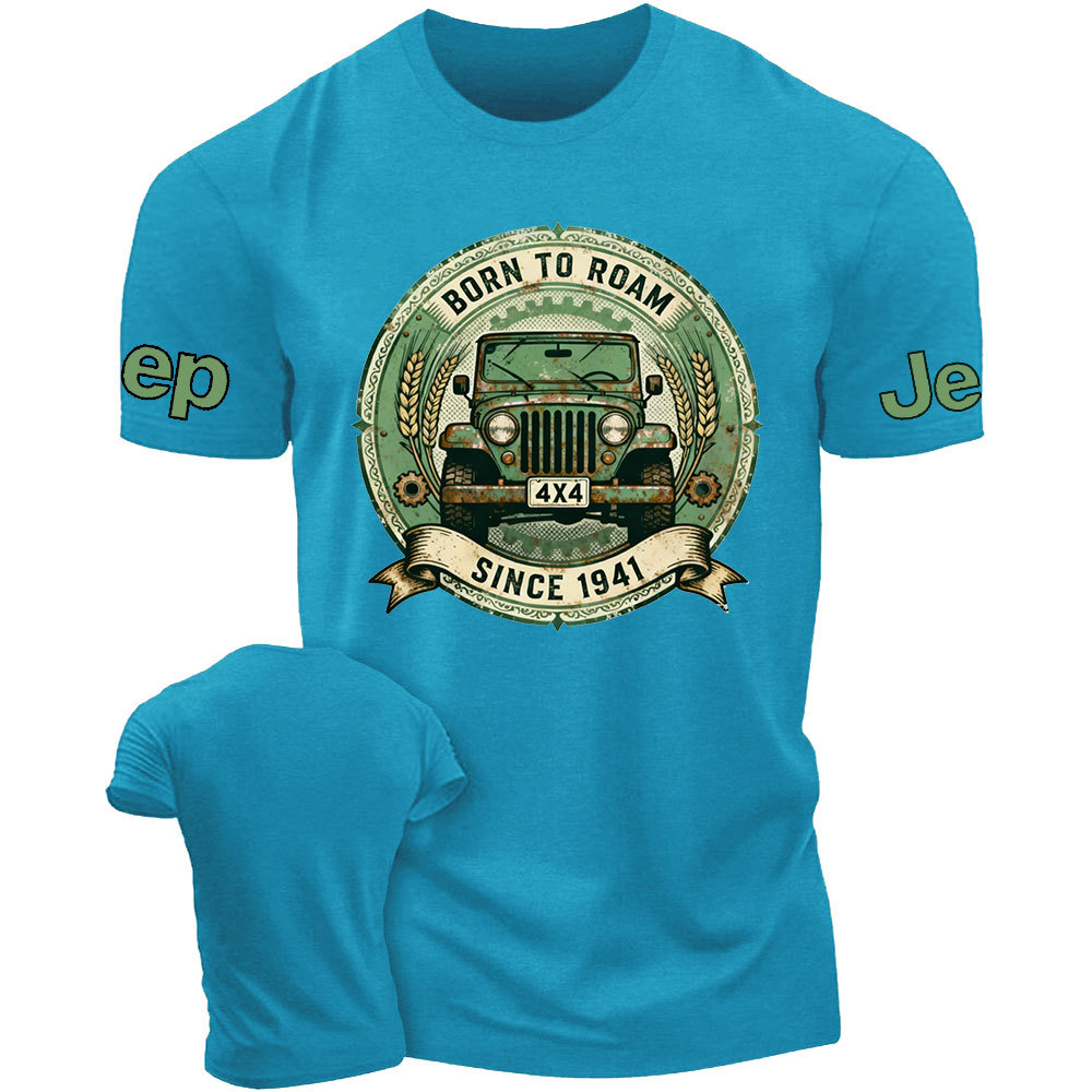 Born to Roam Since 1941 Distressed Green Jp T-Shirt