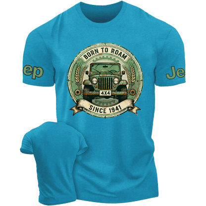 Born to Roam Since 1941 Distressed Green Jp T-Shirt