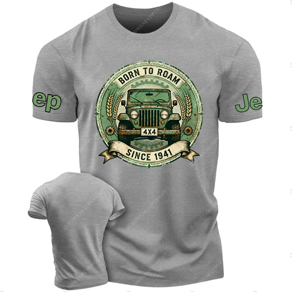 Born to Roam Since 1941 Distressed Green Jp T-Shirt