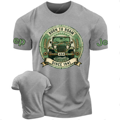 Born to Roam Since 1941 Distressed Green Jp T-Shirt
