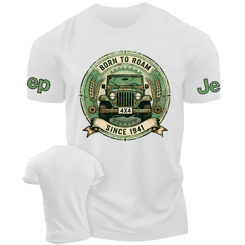 Born to Roam Since 1941 Distressed Green Jp T-Shirt