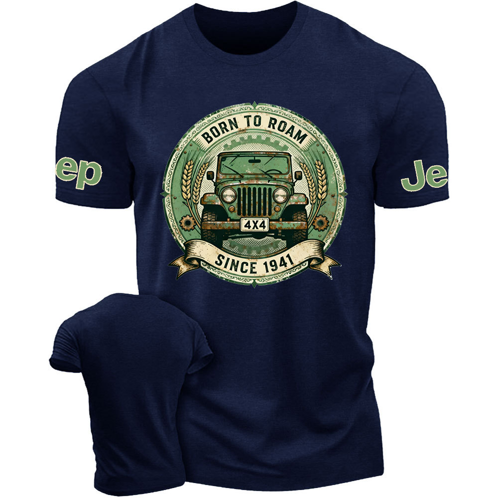 Born to Roam Since 1941 Distressed Green Jp T-Shirt