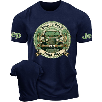 Born to Roam Since 1941 Distressed Green Jp T-Shirt