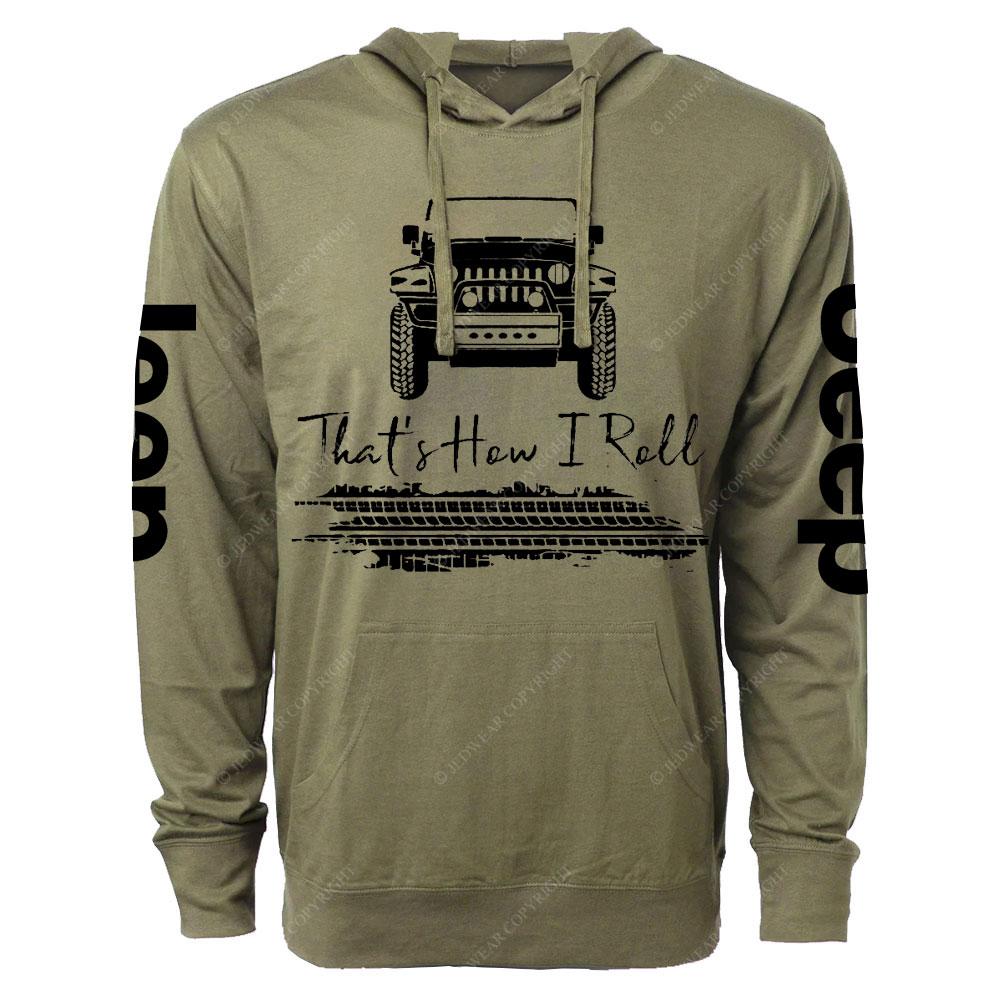 Cool Jp That's How I Roll Oversized Lightweight Hoodie