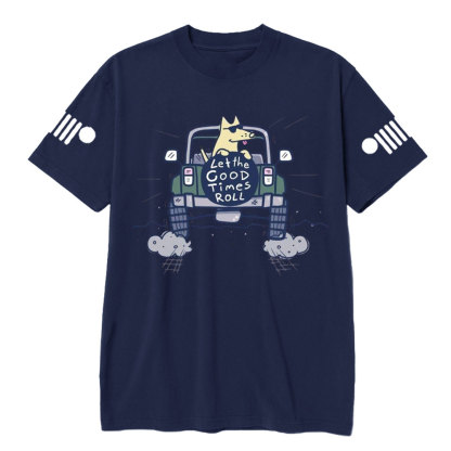 Teddy the Dog Let the Good Times Roll Jp T-Shirt