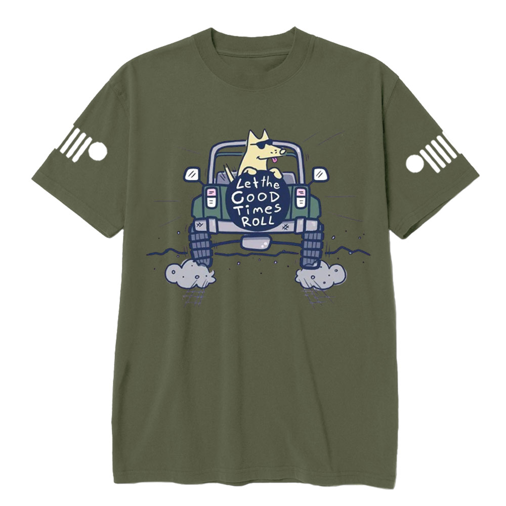 Teddy the Dog Let the Good Times Roll Jp T-Shirt