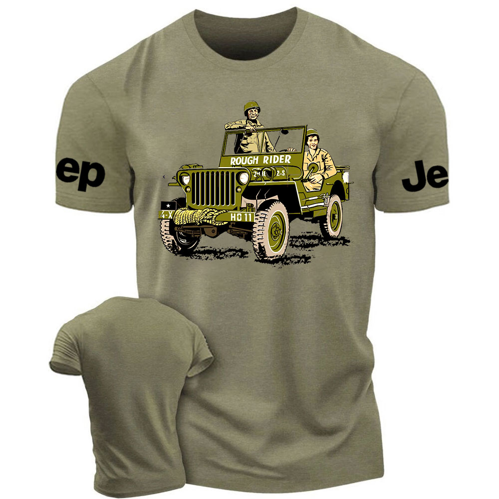 Rough Rider Jp WW2 icon and a D-Day Hero T-shirt