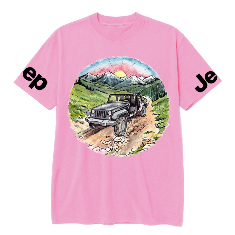 Sunset Mountains Trail Jp Lover T-Shirt