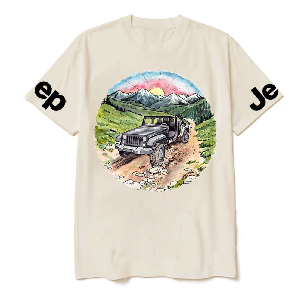 Sunset Mountains Trail Jp Lover T-Shirt