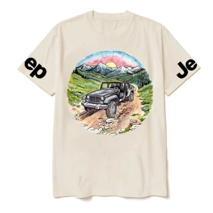 Sunset Mountains Trail Jp Lover T-Shirt