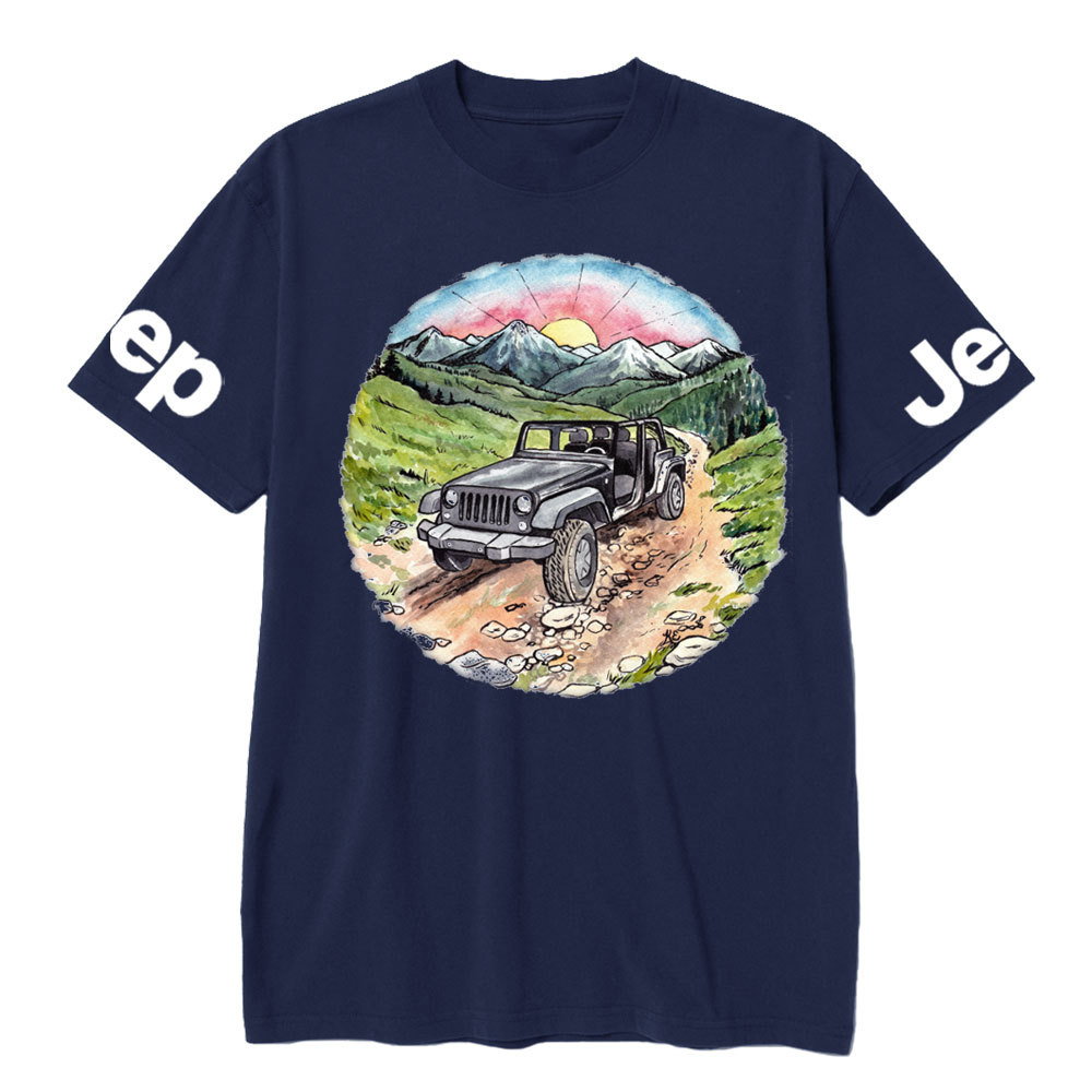 Sunset Mountains Trail Jp Lover T-Shirt