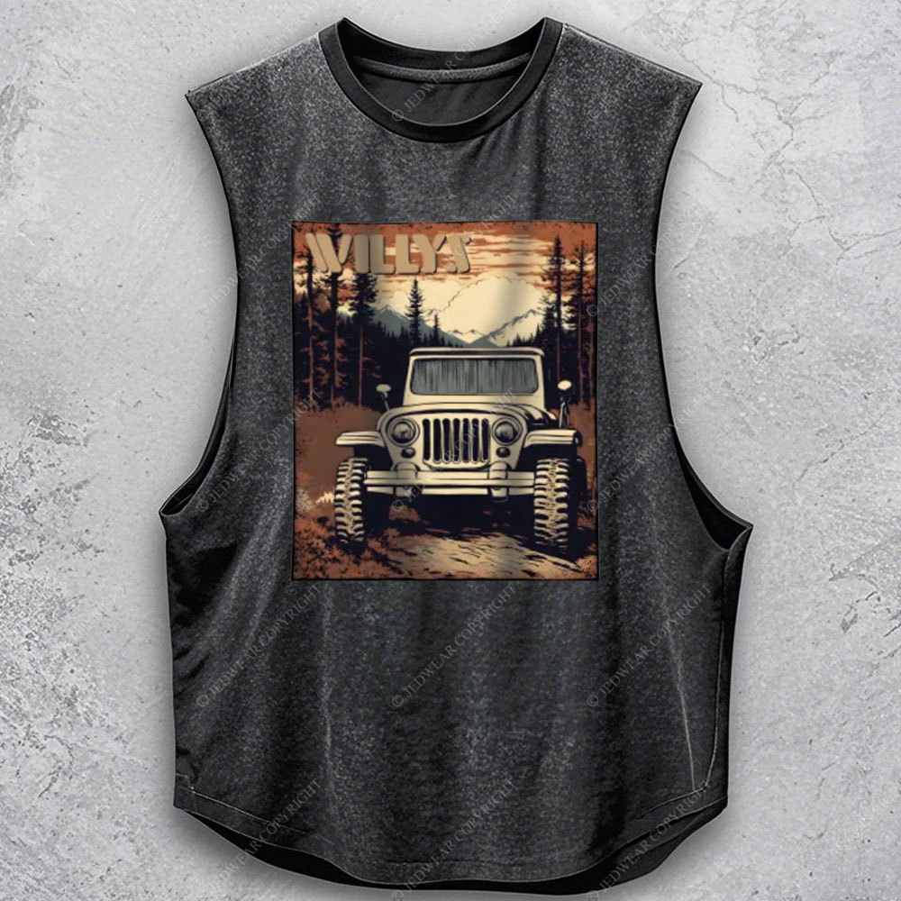 Jp Willys Rustic Fall Mountain Scene Men Tank