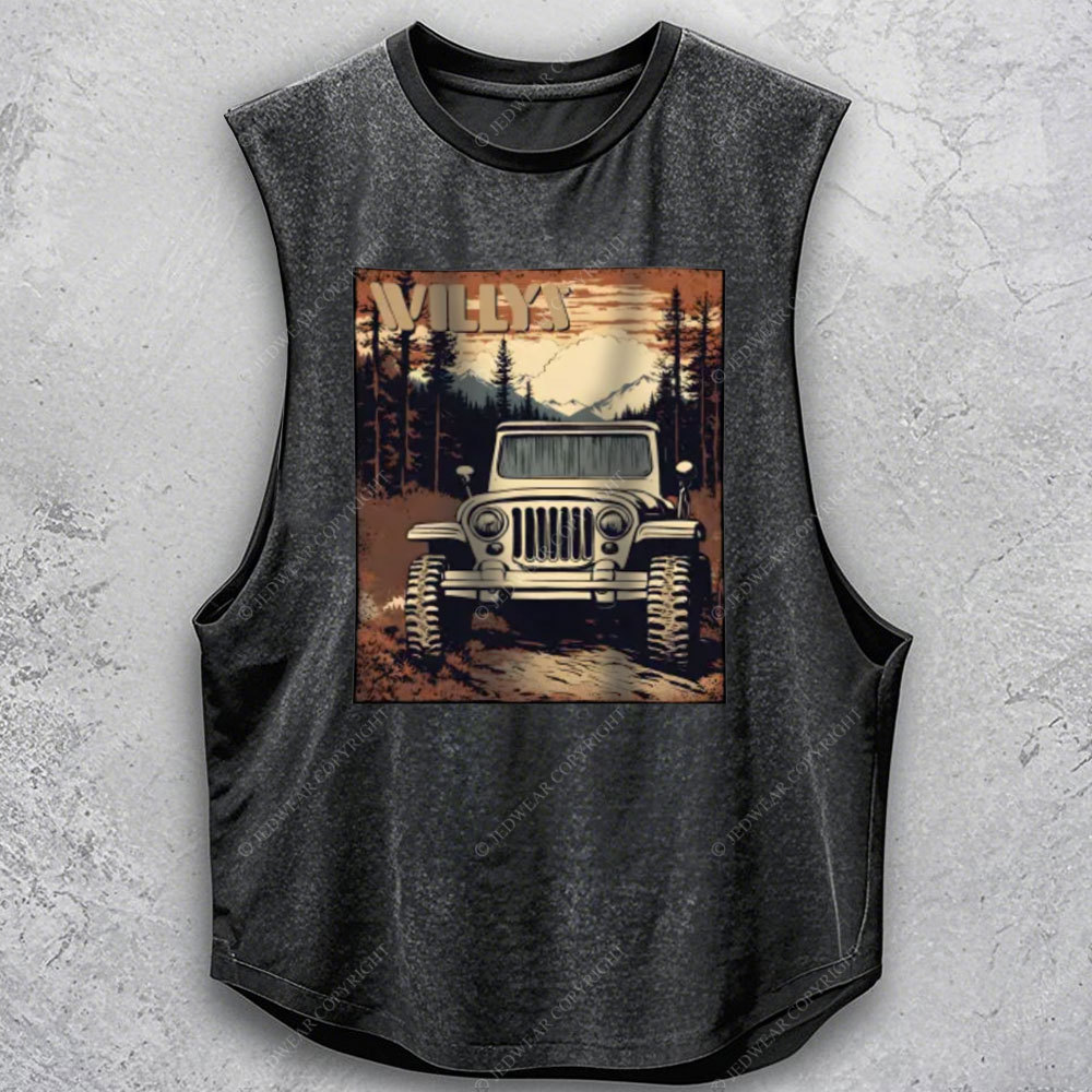Jp Willys Rustic Fall Mountain Scene Men Tank