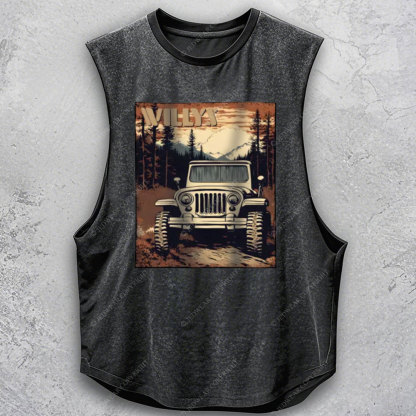 Jp Willys Rustic Fall Mountain Scene Men Tank