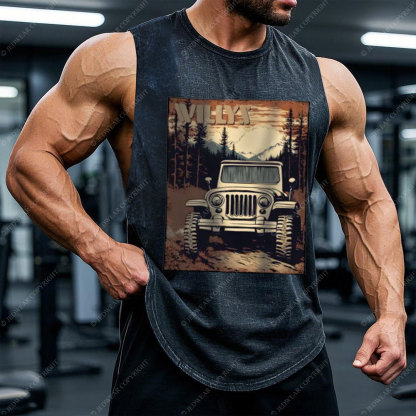 Jp Willys Rustic Fall Mountain Scene Men Tank