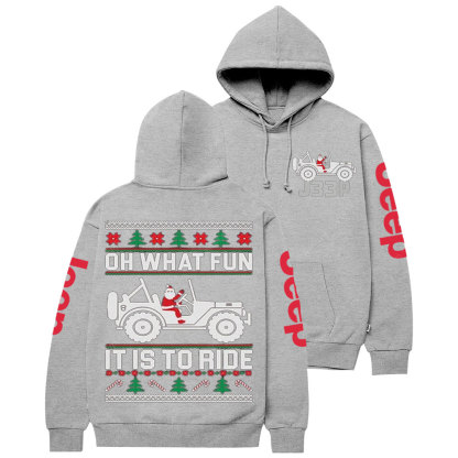 Oh What Fun It Is to Ride Ugly Jp Casual Hoodie
