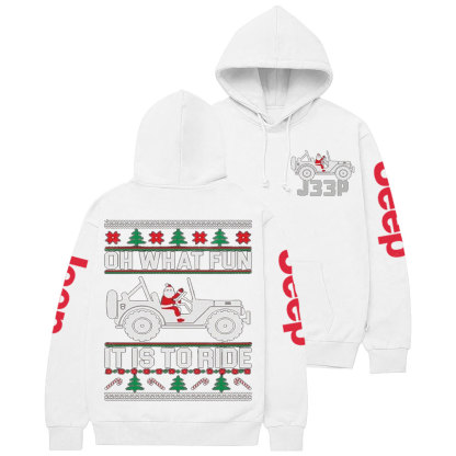 Oh What Fun It Is to Ride Ugly Jp Casual Hoodie