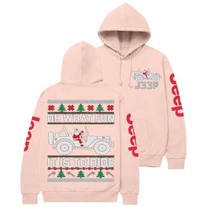 Oh What Fun It Is to Ride Ugly Jp Casual Hoodie