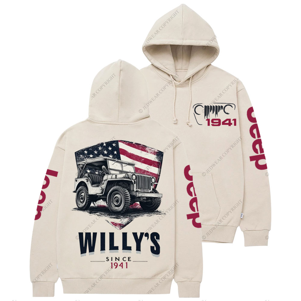 American Flag Shield Jp Since 1941 Casual Hoodie