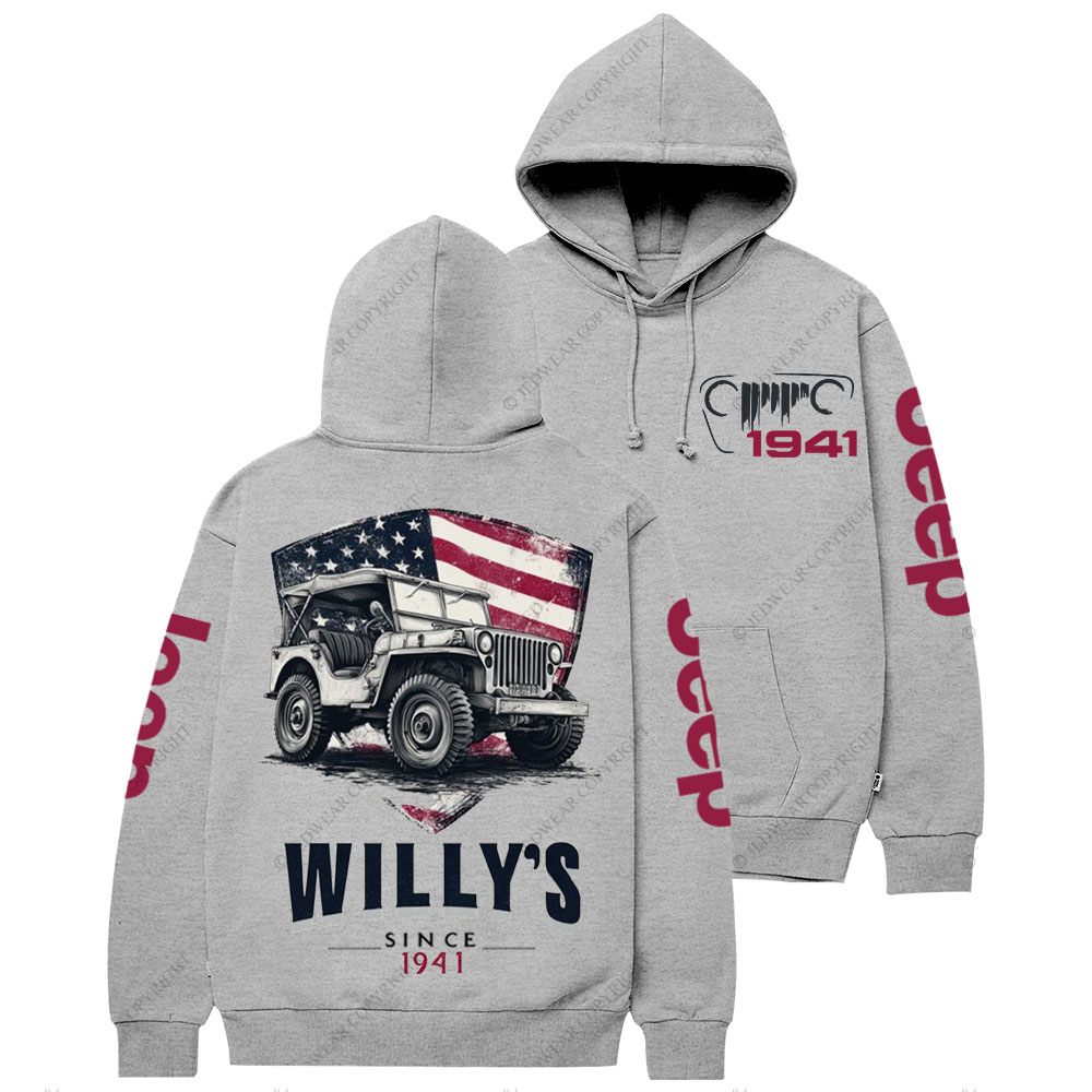 American Flag Shield Jp Since 1941 Casual Hoodie