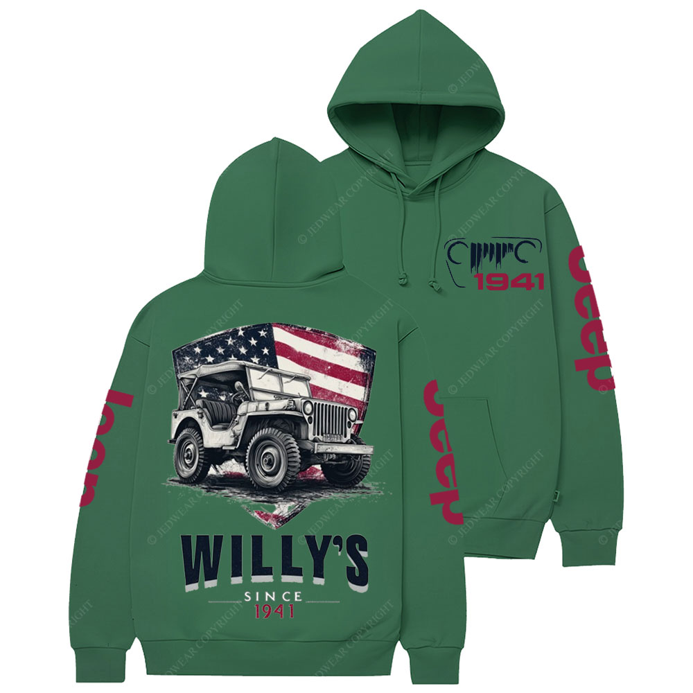 American Flag Shield Jp Since 1941 Casual Hoodie