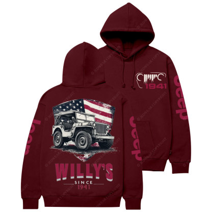 American Flag Shield Jp Since 1941 Casual Hoodie
