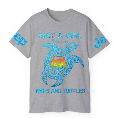 Just A Girl Who Loves Jps And Turtles T-Shirt