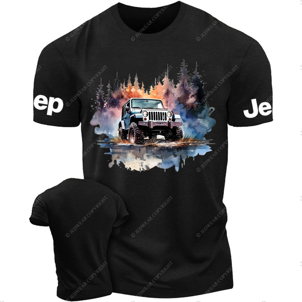 Watercolor Woodland Jp Journey Jp Lover T-Shirt