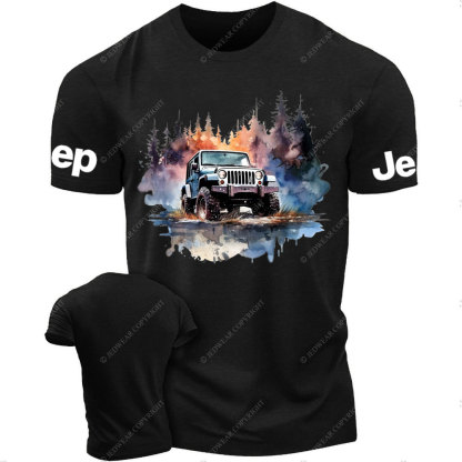 Watercolor Woodland Jp Journey Jp Lover T-Shirt