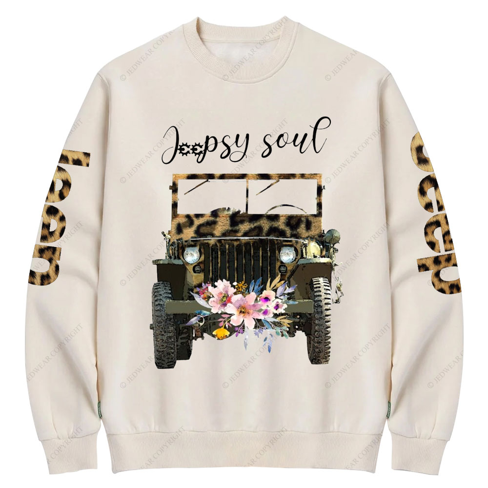 Leopard Jpsy Soul Jp Crew Neck Sweatshirt