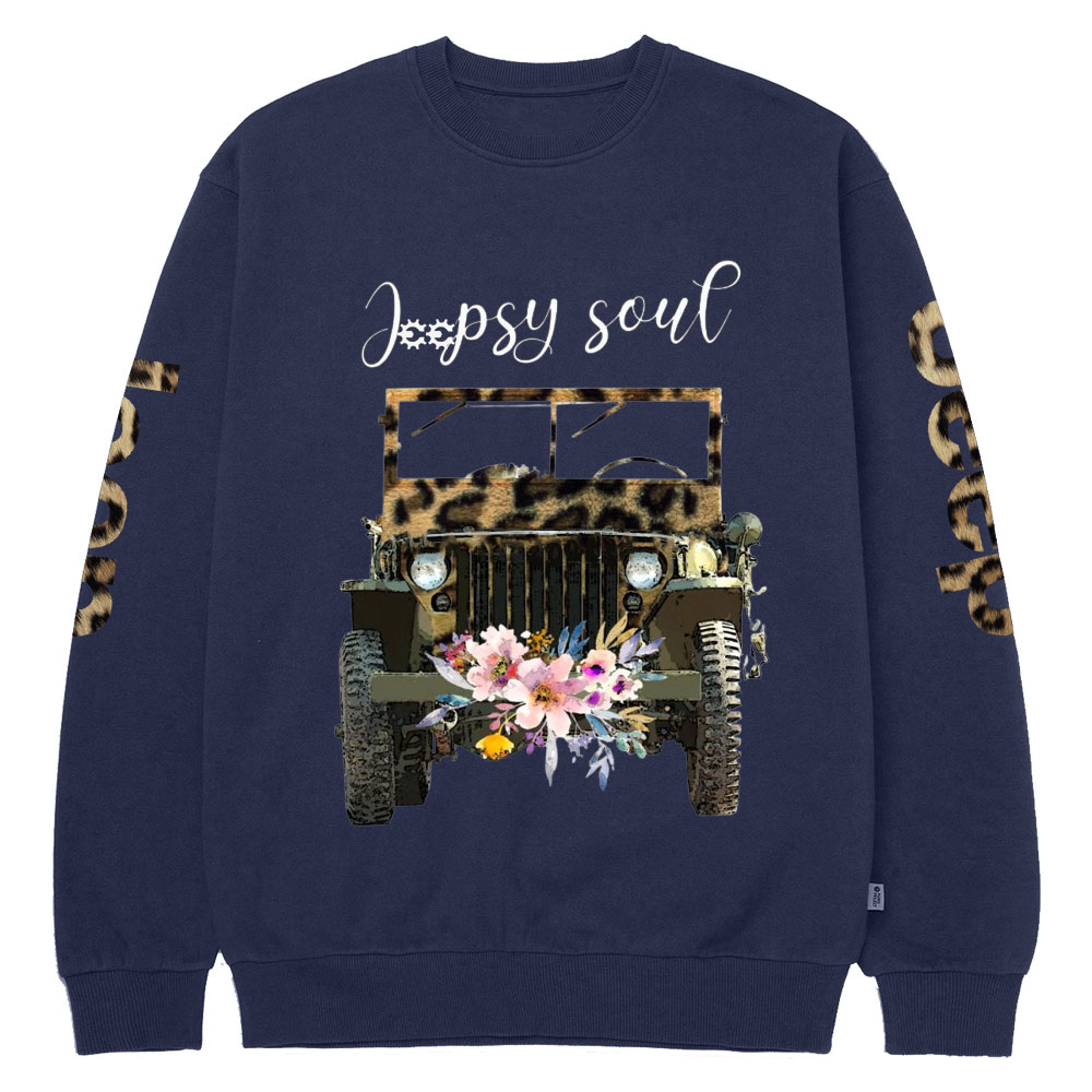 Leopard Jpsy Soul Jp Crew Neck Sweatshirt