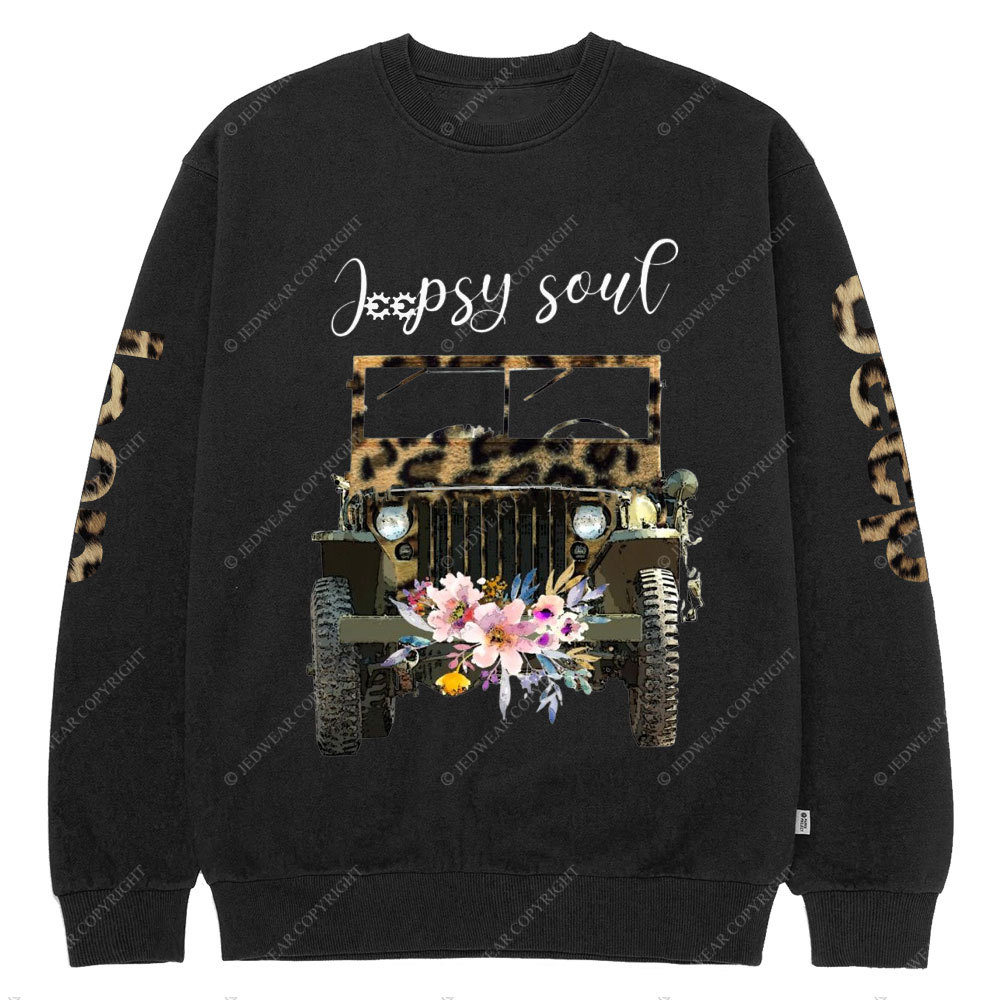 Leopard Jpsy Soul Jp Crew Neck Sweatshirt
