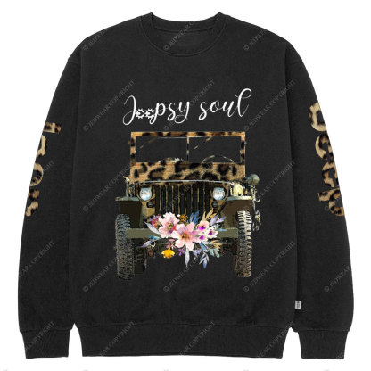 Leopard Jpsy Soul Jp Crew Neck Sweatshirt