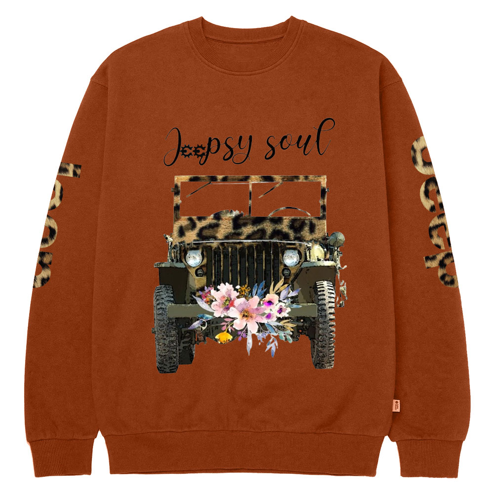 Leopard Jpsy Soul Jp Crew Neck Sweatshirt