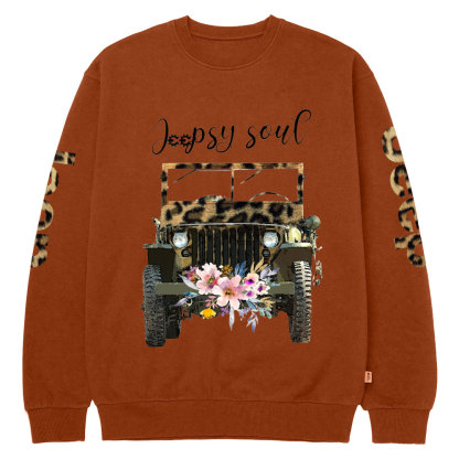 Leopard Jpsy Soul Jp Crew Neck Sweatshirt