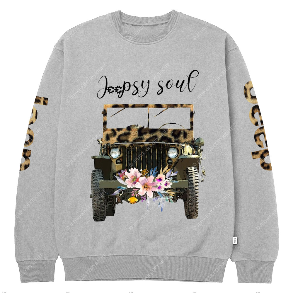 Leopard Jpsy Soul Jp Crew Neck Sweatshirt