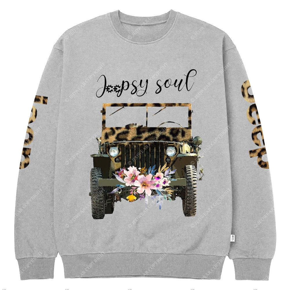 Leopard Jpsy Soul Jp Crew Neck Sweatshirt
