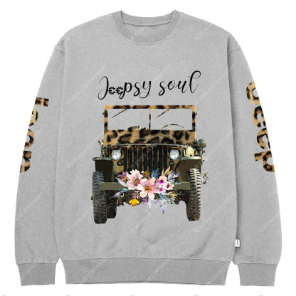 Leopard Jpsy Soul Jp Crew Neck Sweatshirt