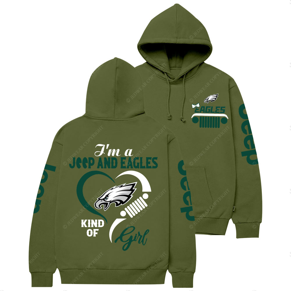 Philadelphia Eagles Football Team Heart Jp Girl Women Casual Hoodie