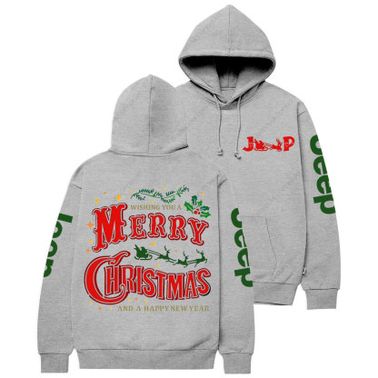 Wishing You A Merry Christmas and A Happy New Year Jp Casual Hoodie