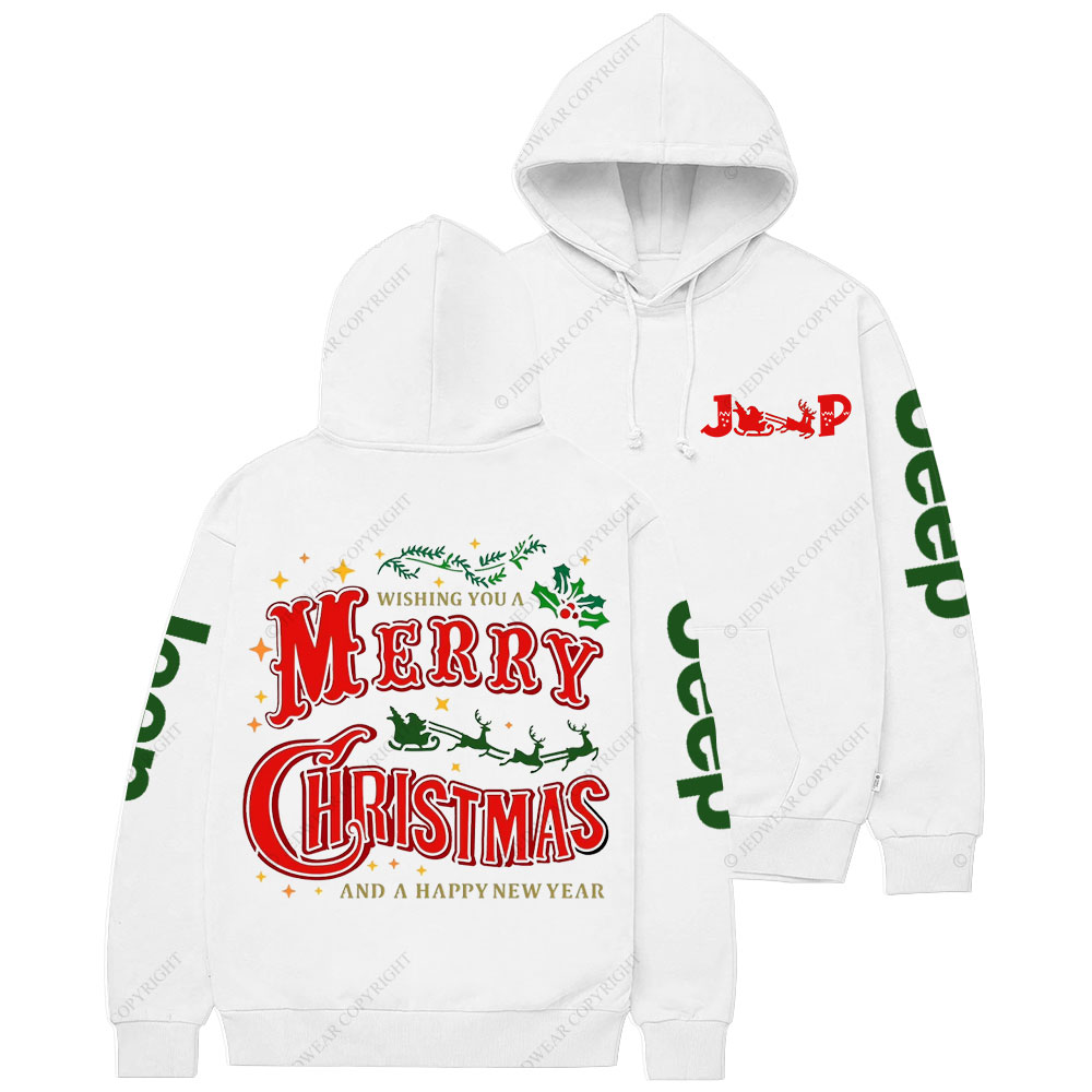 Wishing You A Merry Christmas and A Happy New Year Jp Casual Hoodie