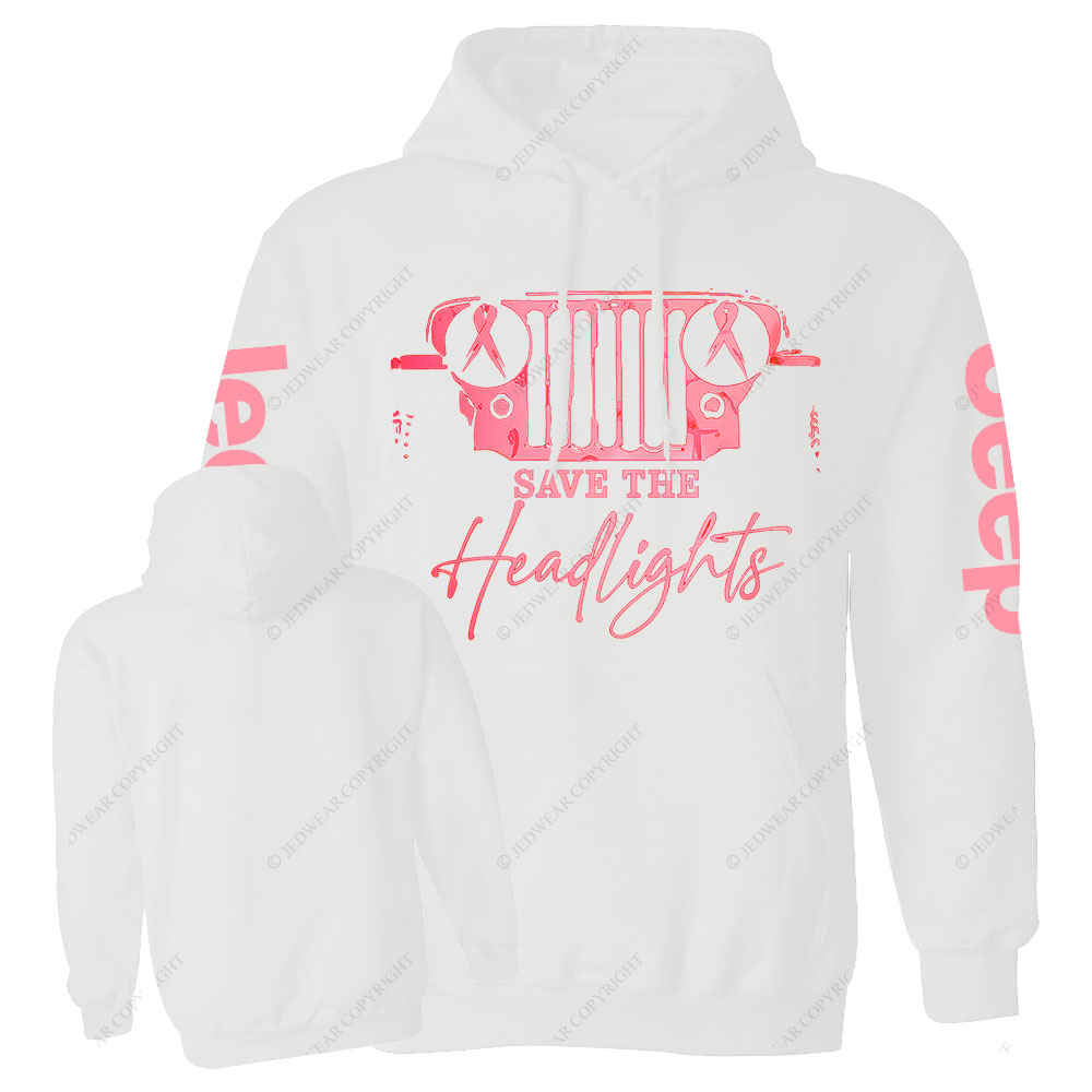 The Jp Headlights Ribbon Breast Cancer Awareness Casual Hoodie