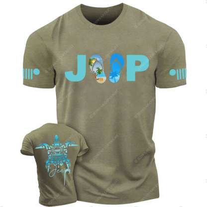 Sea Turtle Jp Print Double Printed T-Shirt